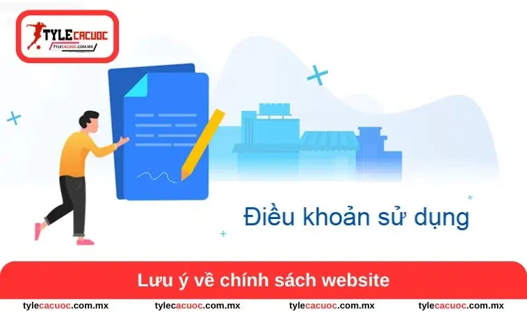 Lưu ý về chính sách website